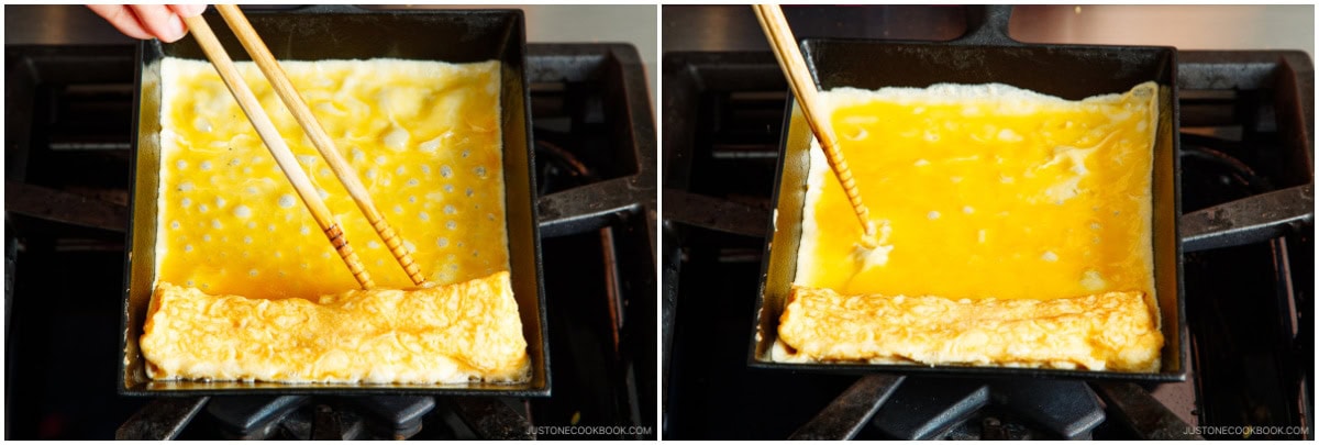 Classic Tamagoyaki (Japanese Rolled Omelette)(Video) 卵焼き • Just